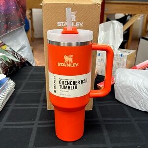 Bright Orange 40 oz Stanley Tumbler